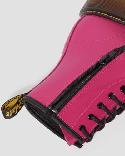 Botas Con Cordones Dr Martens Youth 1460 Patent Cuero Para Niños DR5086Z